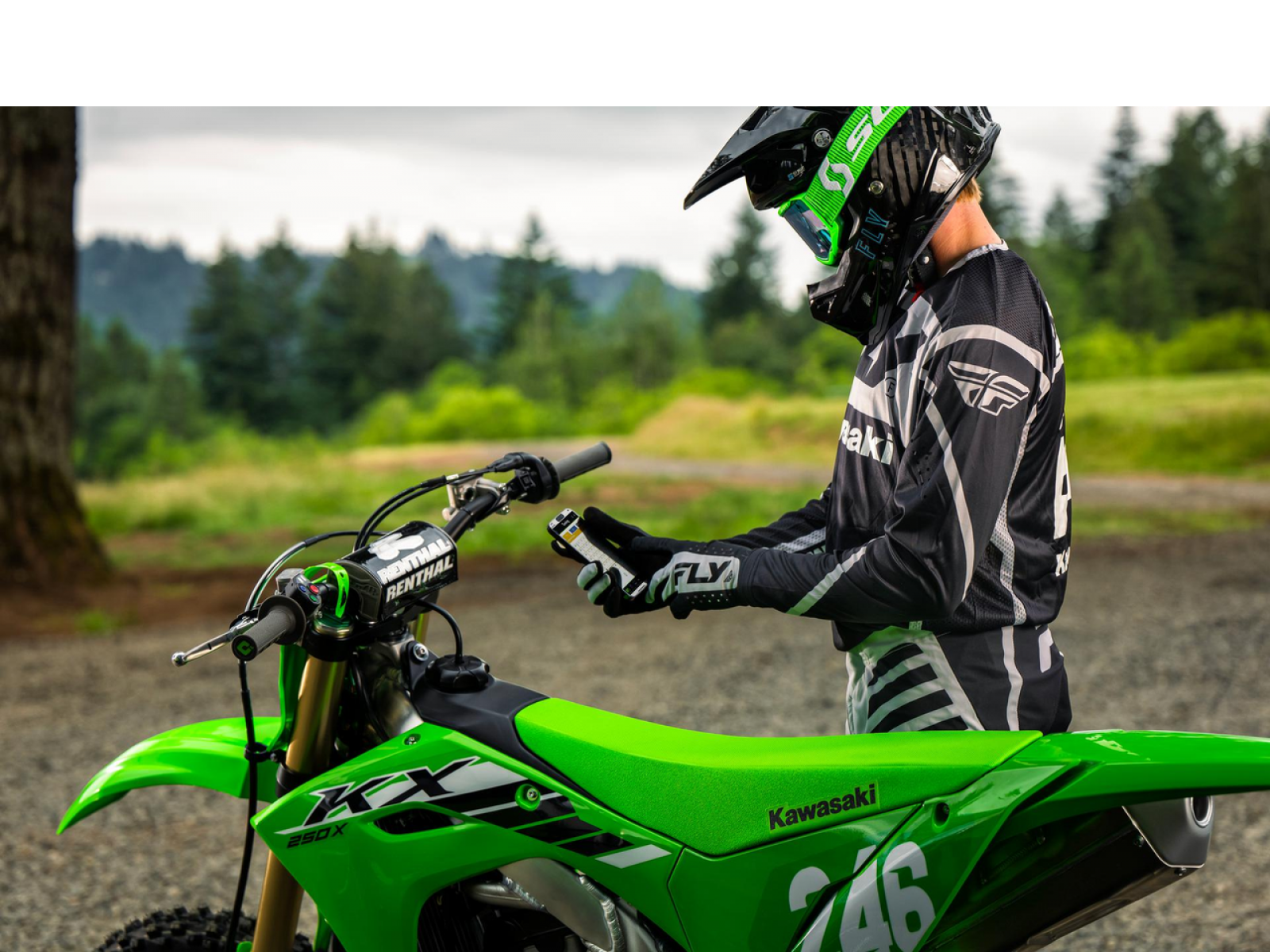 Мотоцикл KAWASAKI KX 250 X (Lime Green) 2025